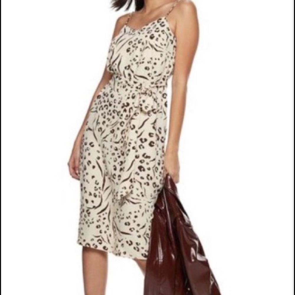 New Nine West Belted Slip Dress
